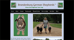 Desktop Screenshot of brandenburggermanshepherds.com